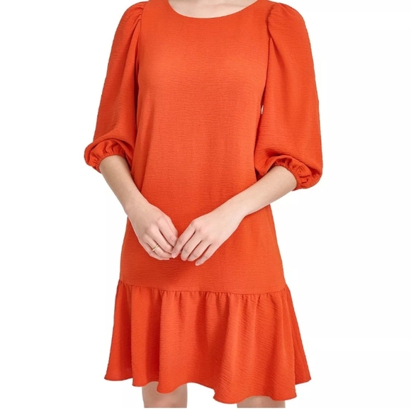 Harper Rose Flounce Hem Shift Dress - Picture 9 of 9